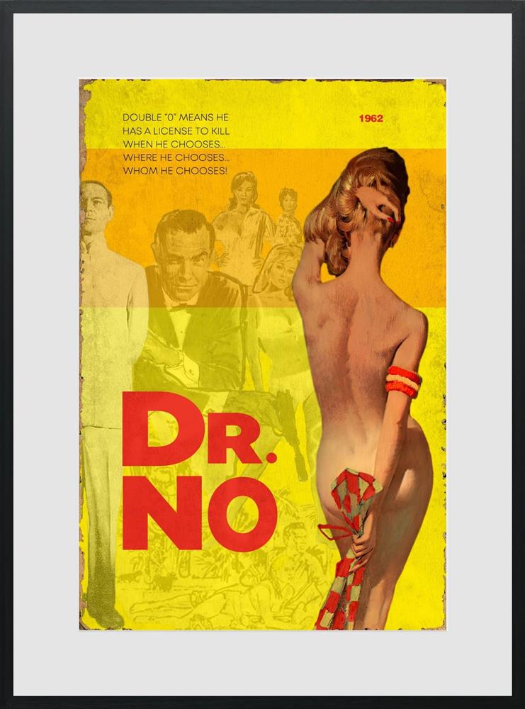 1962dr no framed print by artist linda charles