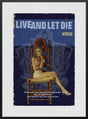1973 live and let die framed print by artist linda charles