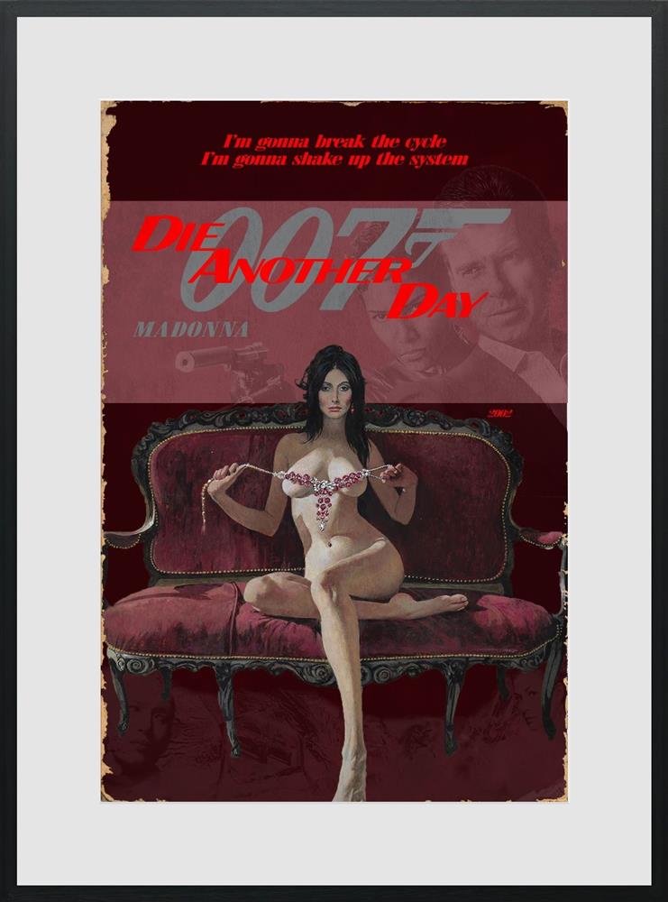 2002 die another day framed print by artist linda charles