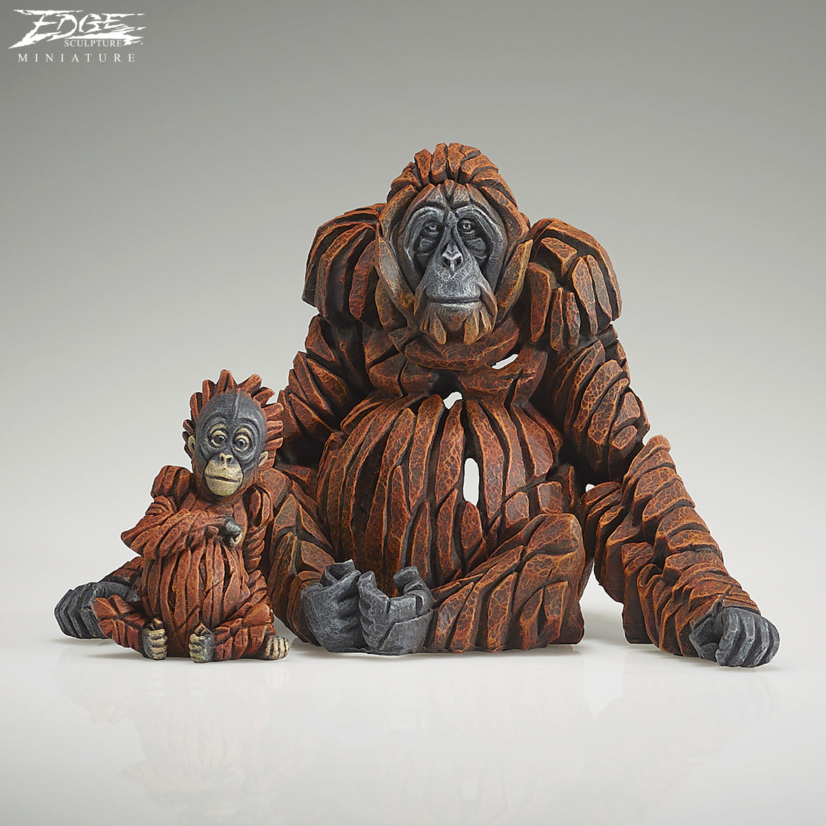 Orangutan and Baby Miniature