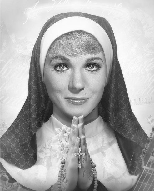 99 prblems black and white print by artist jj adams