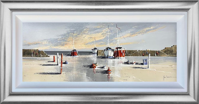 a drift in time framed original by artist john horsewell