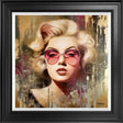 a vision in pink framed print by artist ben jeffery