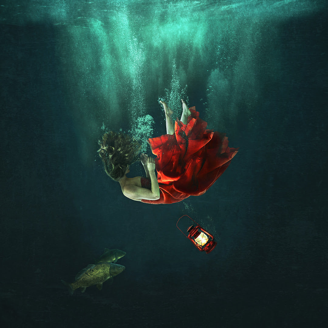 adrift print by artist michelle mackie