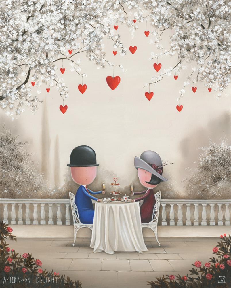 afternoon delight unframed board only print by artist michael abrams