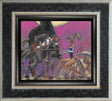 allegro con spirito framed print by artist andrei protsouk