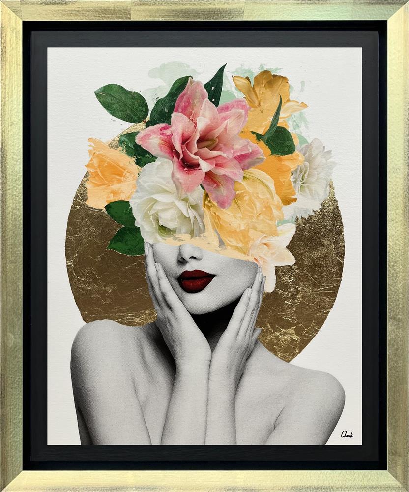 amor framed miniature print by artist chuck