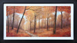 and the fall begins framed original by artist chris bourne