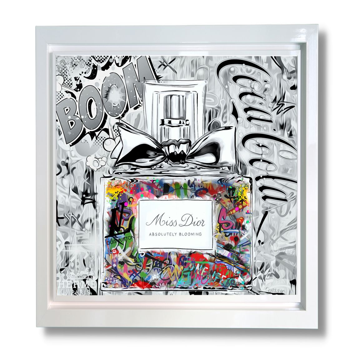 and all becuase framed print by artist #onelife183