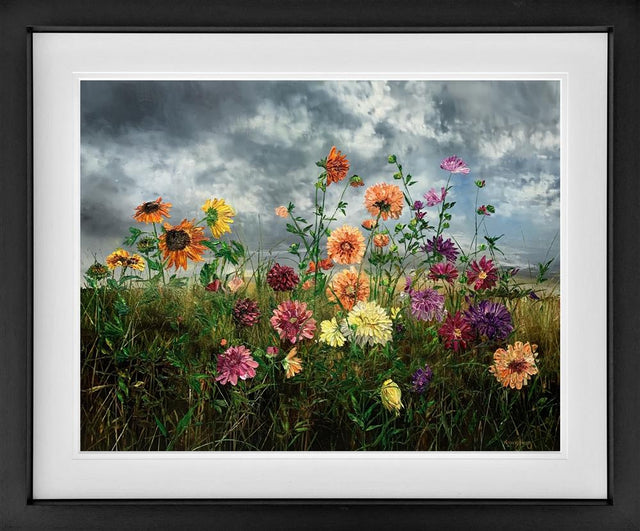 autumn framed print by artist kimberley harris