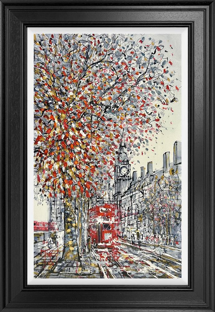 autumns arrival framed original by artist nigel cooke
