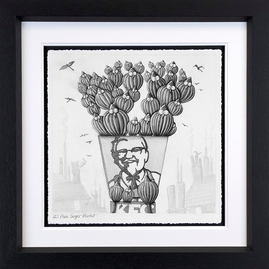 40 Piece Singer Bucket Sketch