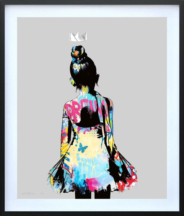 be yourself framed print by artist bollee patino