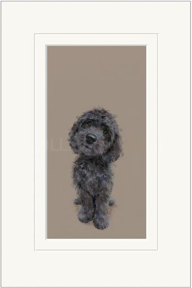 best behaviour mounted print by artist nicky litchfield