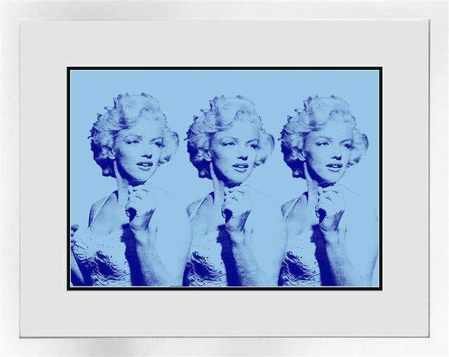 blonde bombshell framed print by artist fezz
