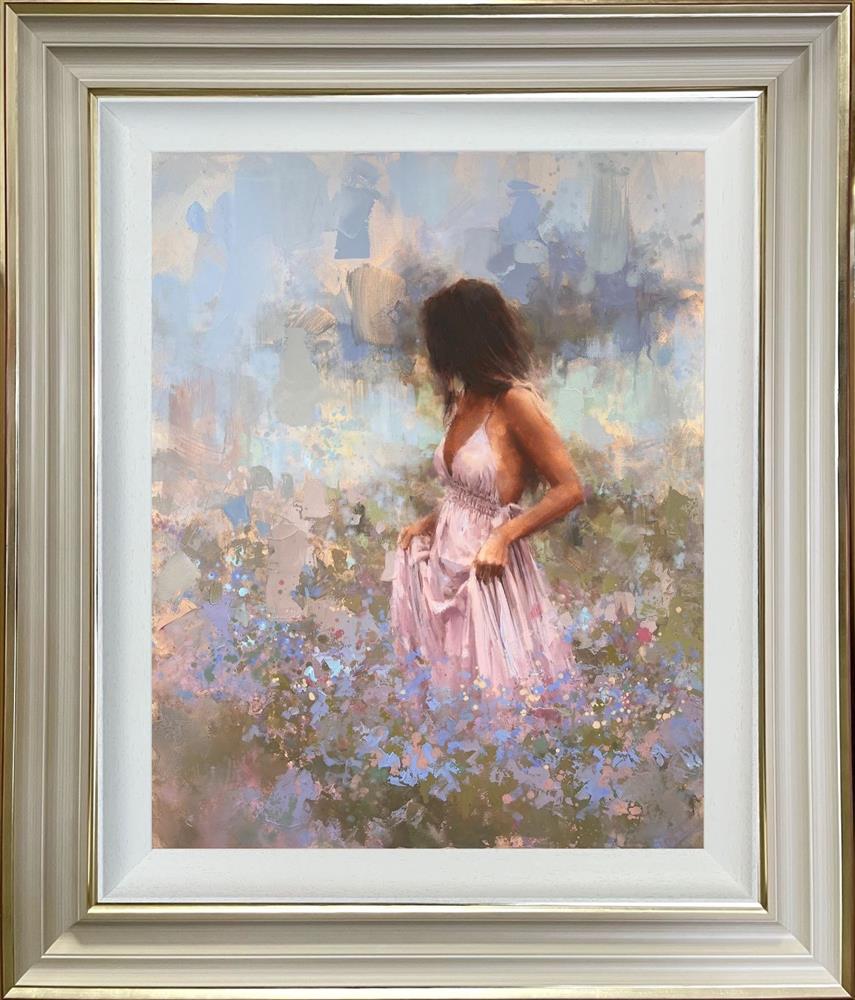 blue magic framed print by artist tony hinchliffe