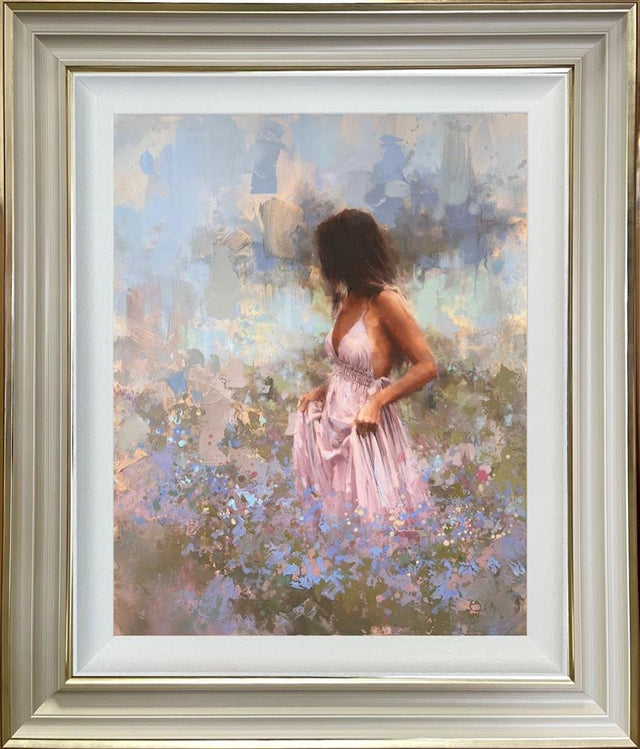 blue magic framed print by artist tony hinchliffe