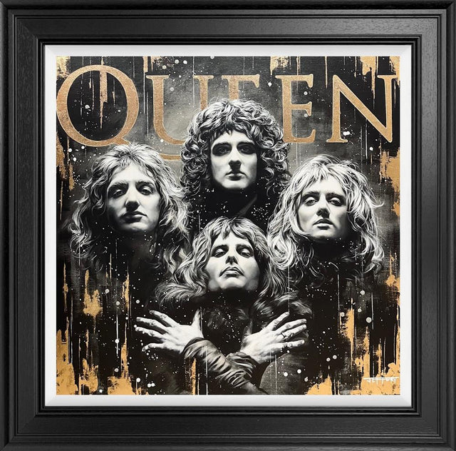 bohemian rhapsody framed print by artist ben jeffery