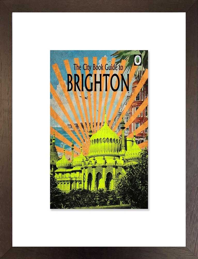 brighton the city guide collection framed print by artist linda charles