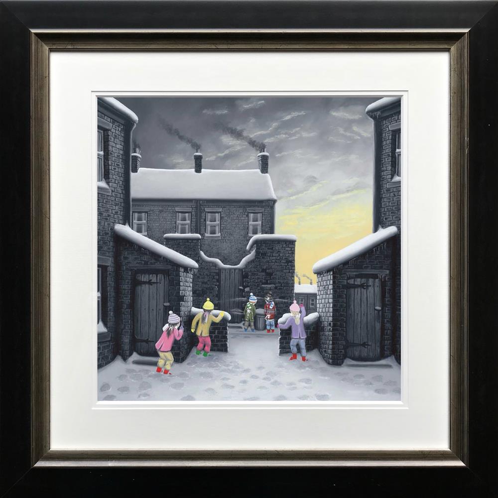 bullseye framed paper print by artist leigh lambert