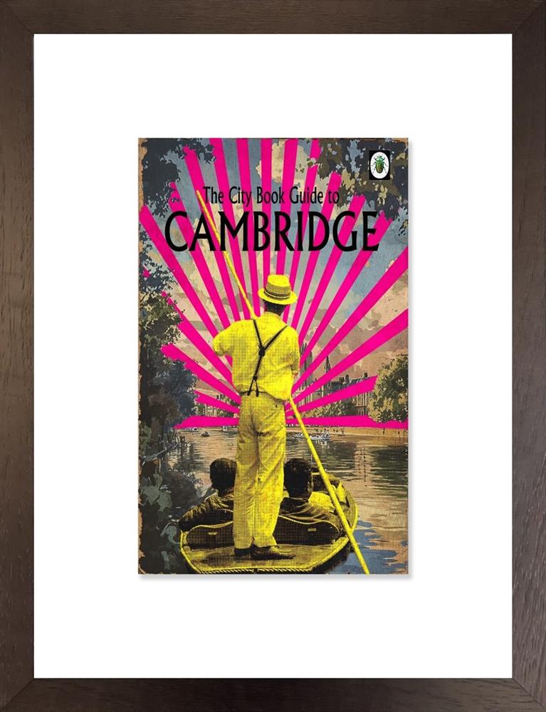 cambridge the city guide collection framed print by artist linda charles