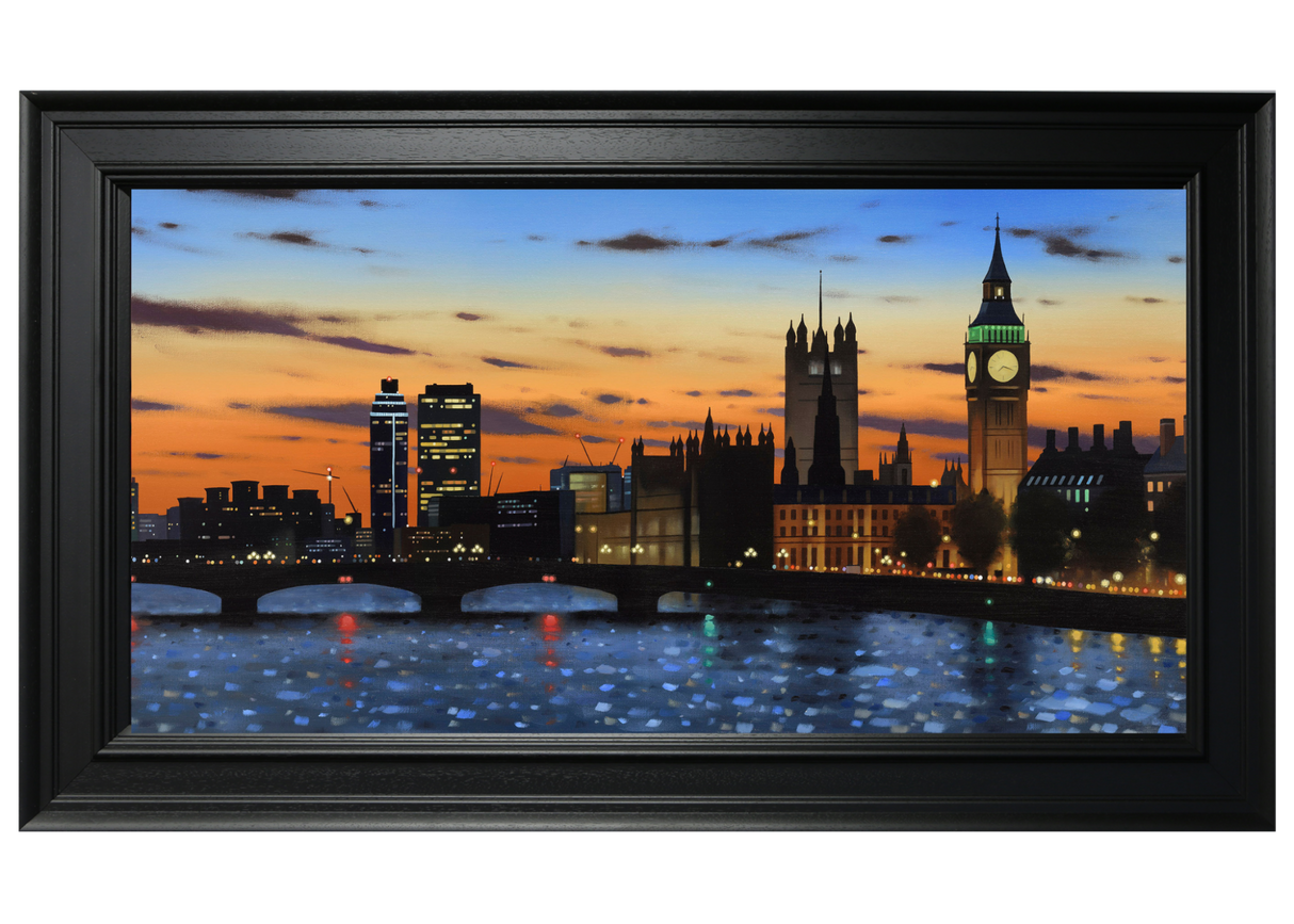Capital Dusk Framed By Artist Neil Dawson