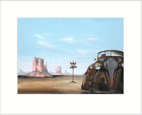 carwash print by artist gary walton