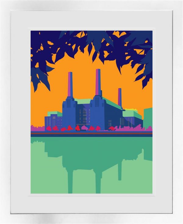 cathedral of power framed print by artist oshe