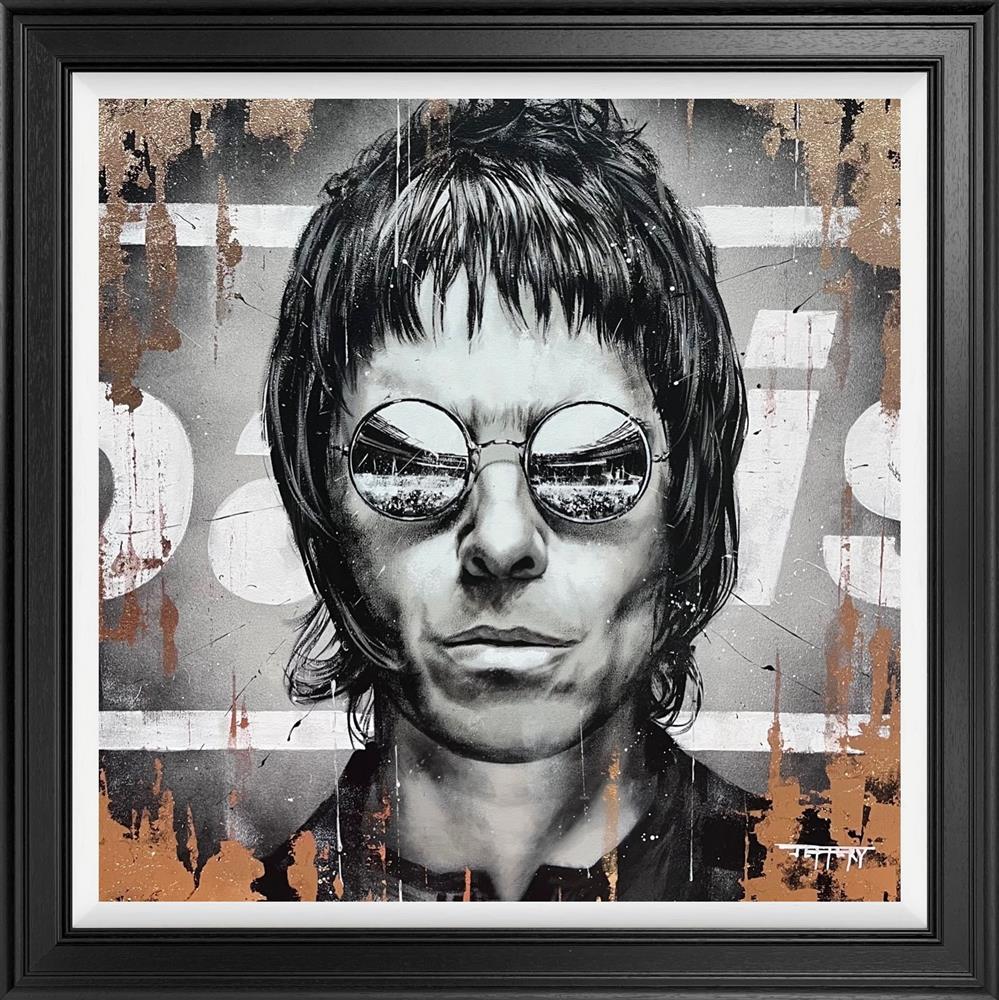 champagne supernova framed print by artist ben jeffery