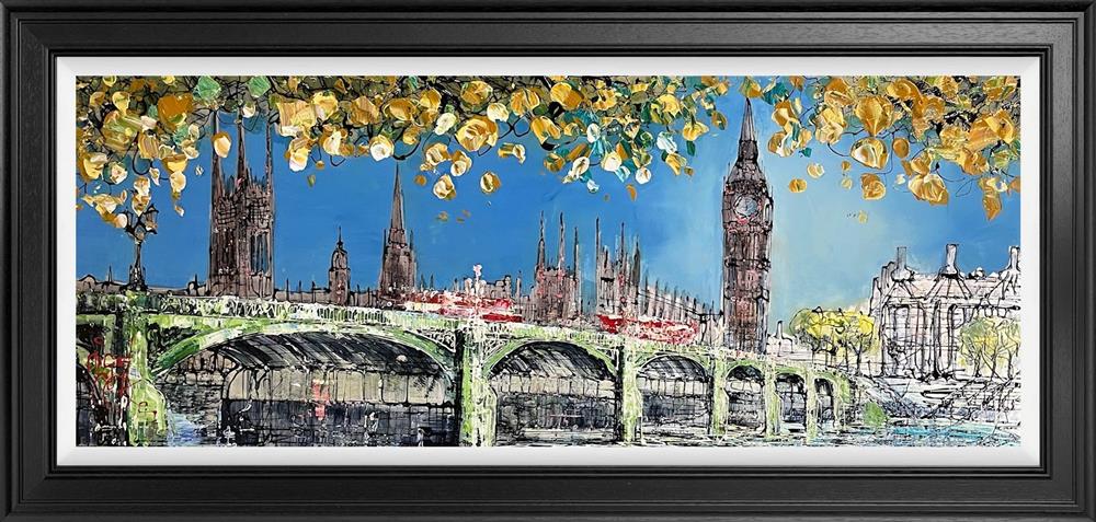 city crossing framed original by artist nigel cooke