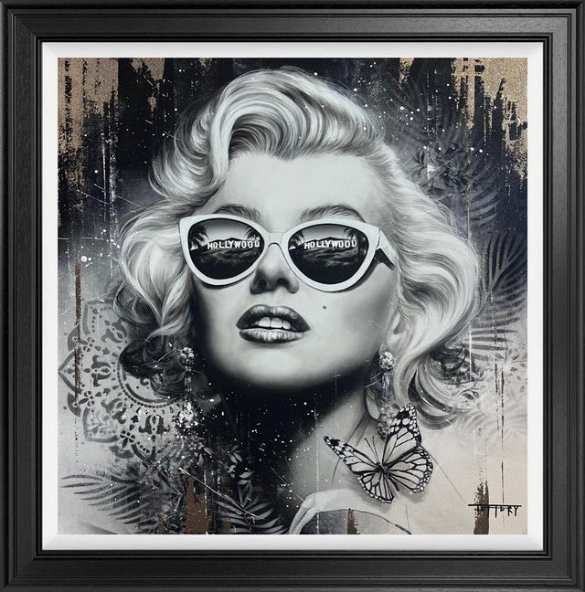 city of angels monroe framed print by artist ben jeffery
