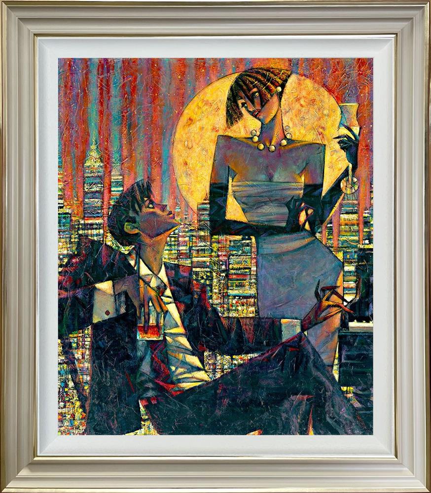 city sonata framed print by artist andrei protsouk