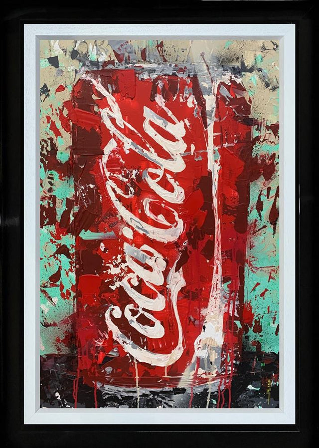 coca cola framed print by artist jessie foakes