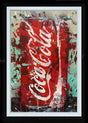 coca cola framed print by artist jessie foakes