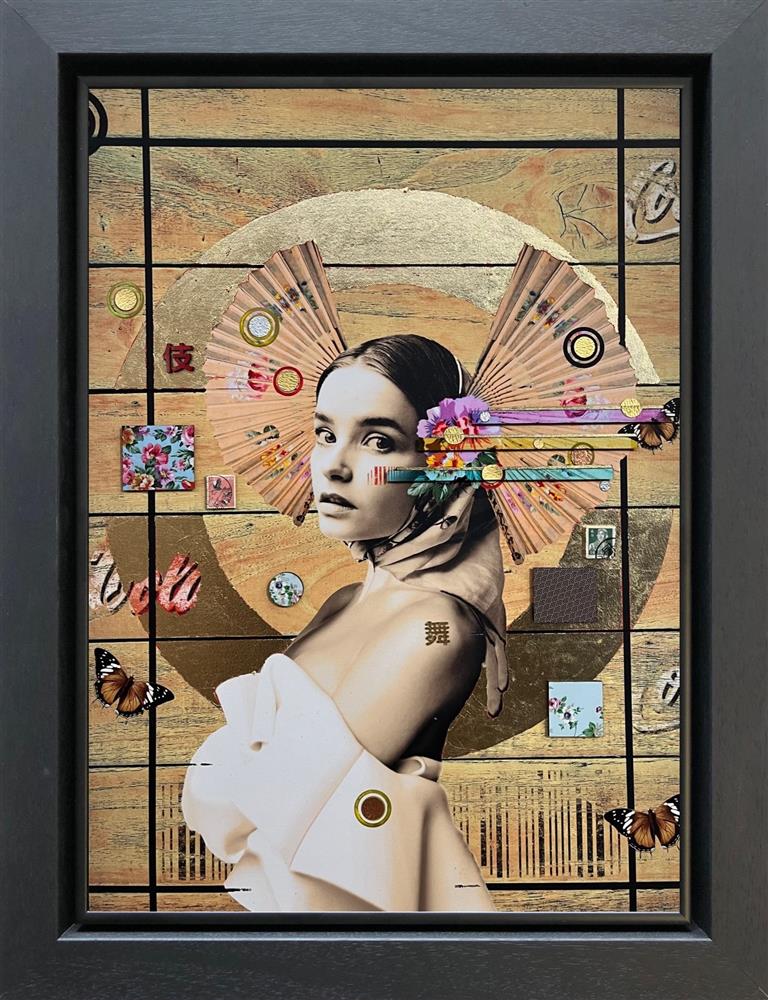 cola framed embellished print by artist the trunk of funk