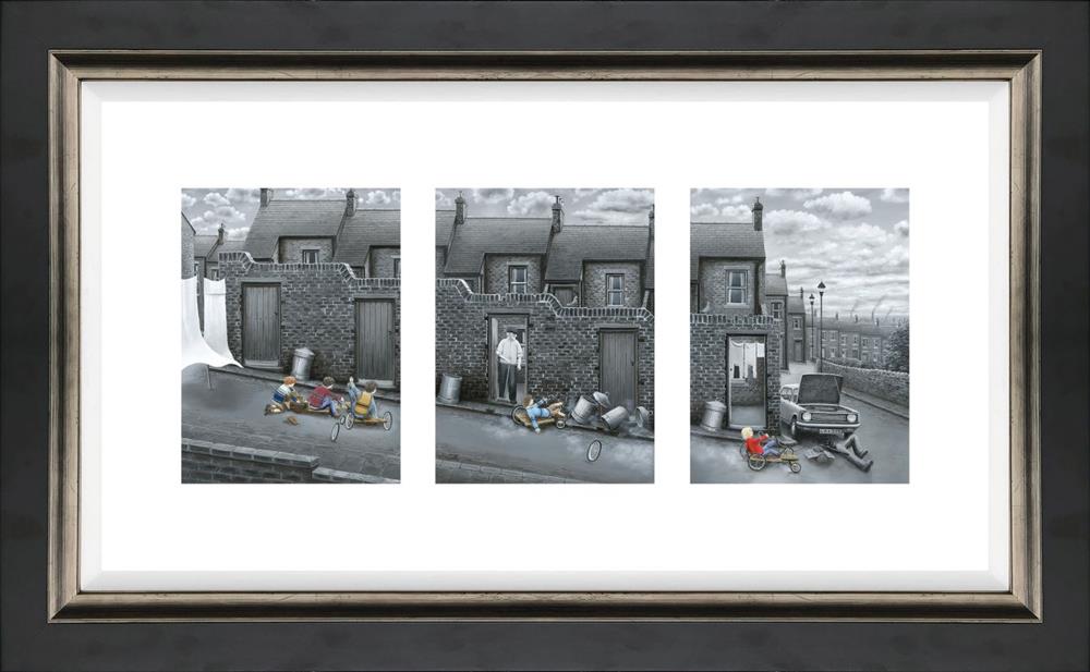 crash bang wallop standard framed paper print by artist leigh lambert