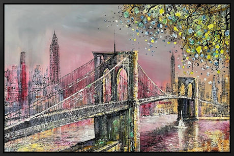 crossing the hudson original framed by artist nigel cooke