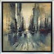 crossing the streets of nyc framed print by artist benoit havard