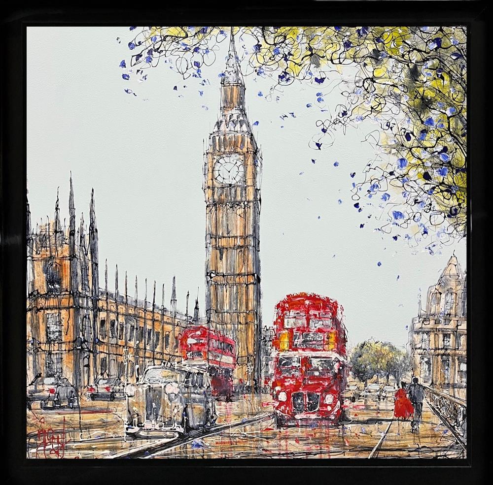 crossing to westminster original framed by artist nigel cooke