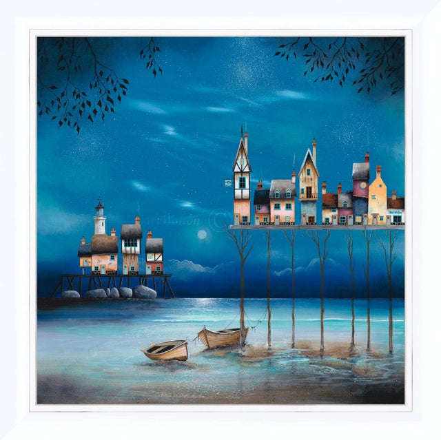 Cuttlefish Pier II Framed print by artist Gary Walton