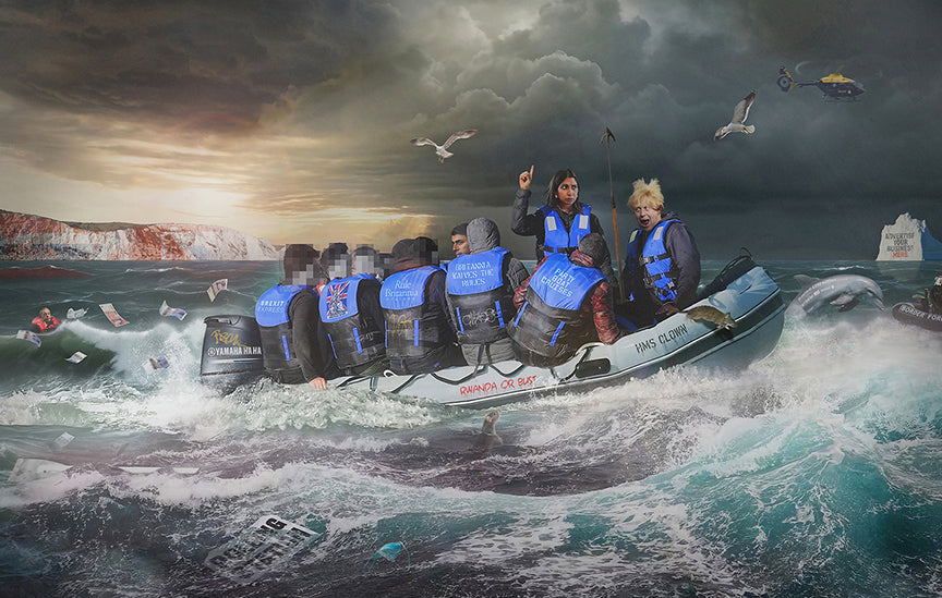 dearly departed print by artist jj adams