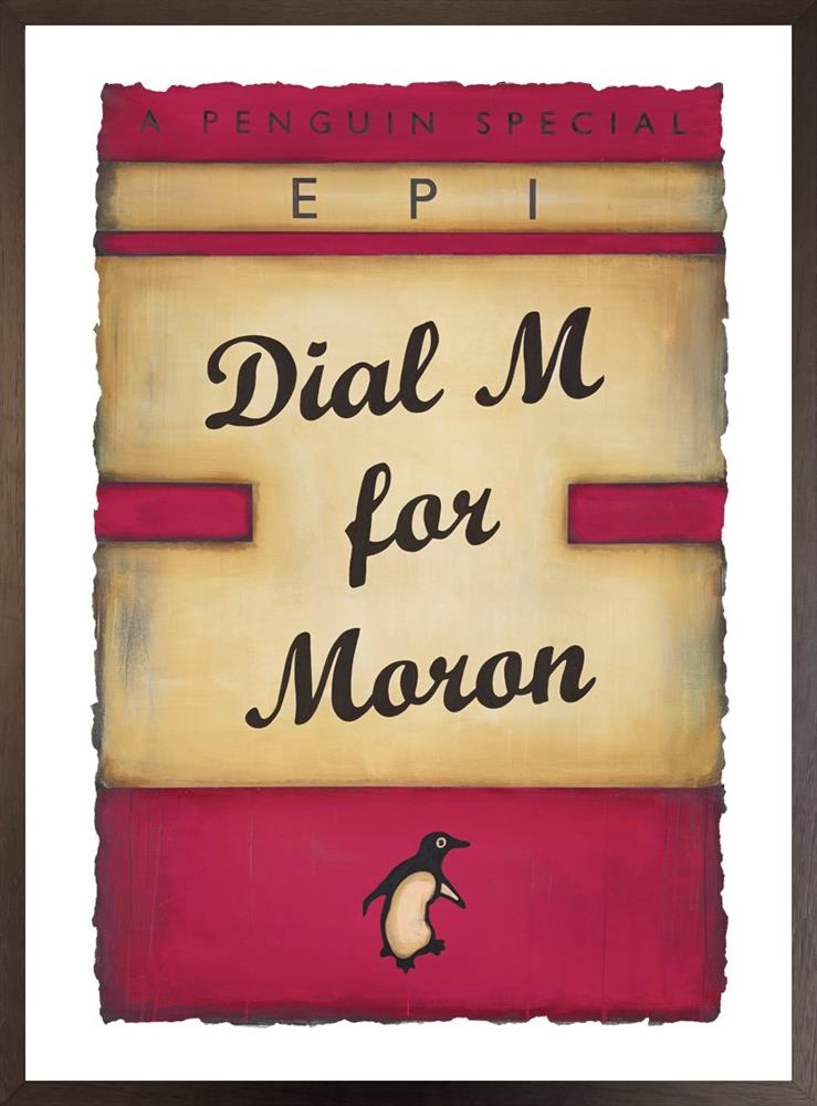 dial m magenta framed print by artist epi