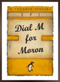 dial m yellow framed print by artist epi