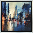 diamond districj nyc framed print by artist benoit  havard