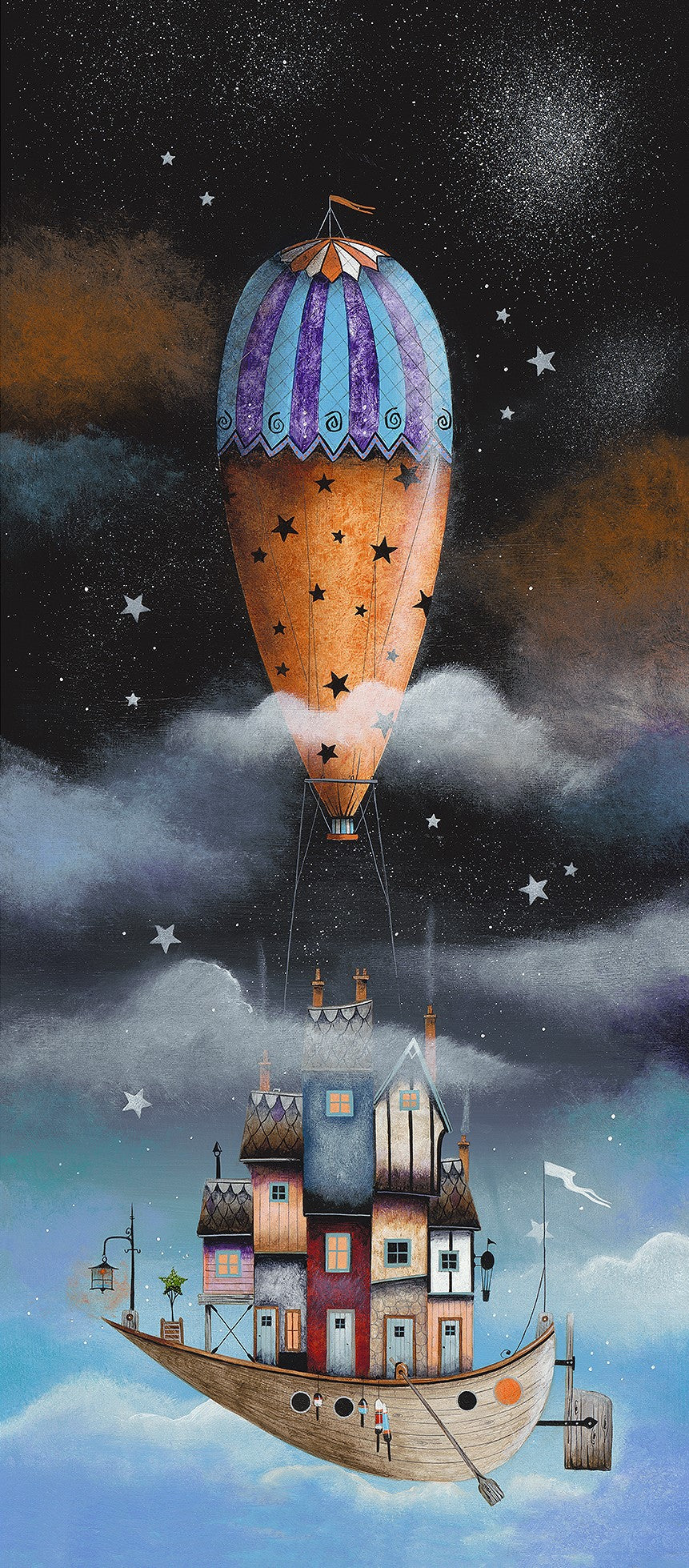 diamonds in the sky print by artist gary walton