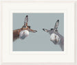 double trouble framed print by artist nicky litchfield