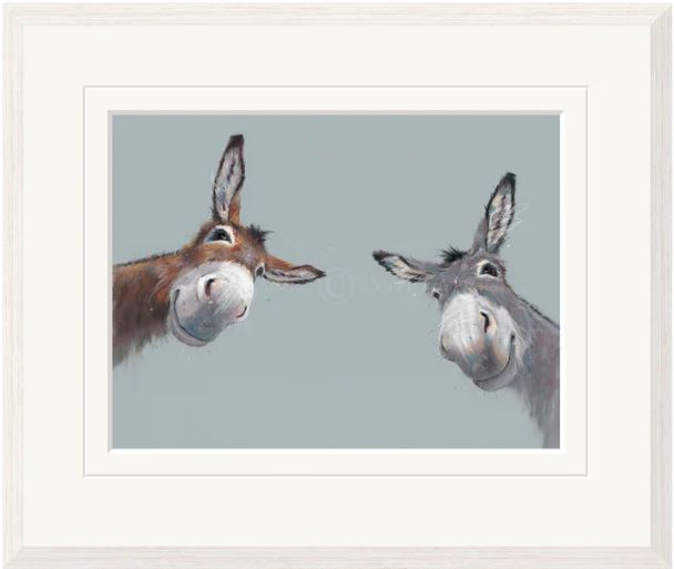 double trouble framed print by artist nicky litchfield