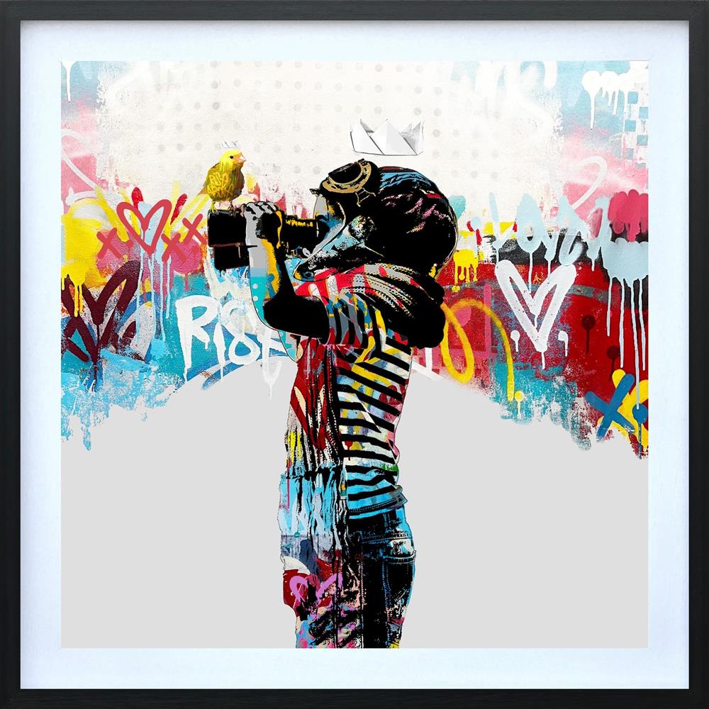 dream seeker framed print by artist bollee patino