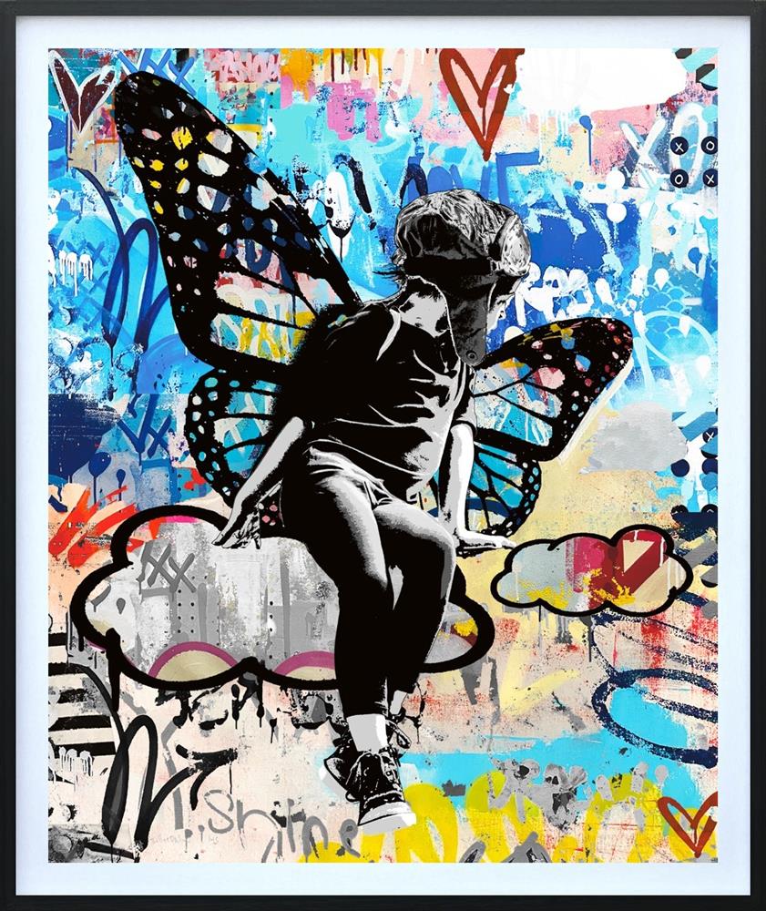 dreamer framed deluxe print by artist bollee patino