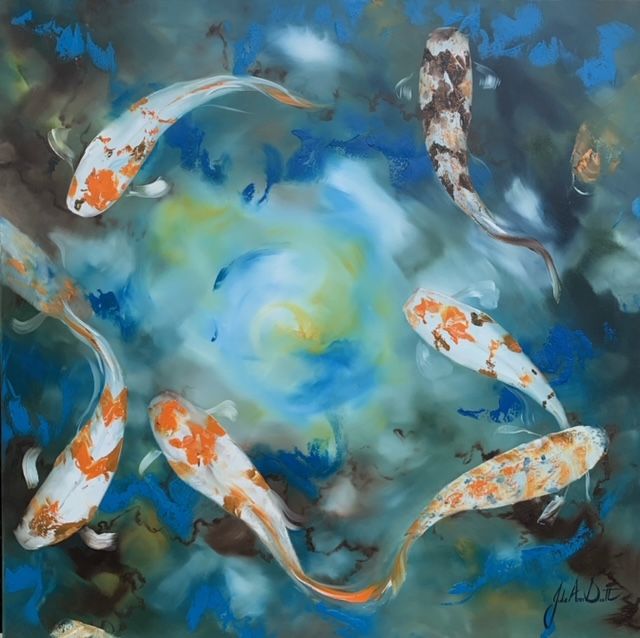 dreaming print by artist julie ann scott